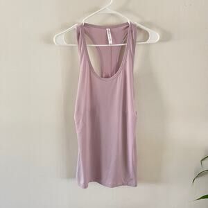 Fabletics Womens XS Joyce Side Twist Tank Pink Yoga Workout Flaw Snag